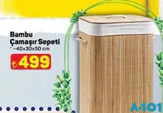BAMBU ÇAMAŞIR SEPETİ
